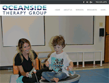 Tablet Screenshot of oceansidetherapygroup.com